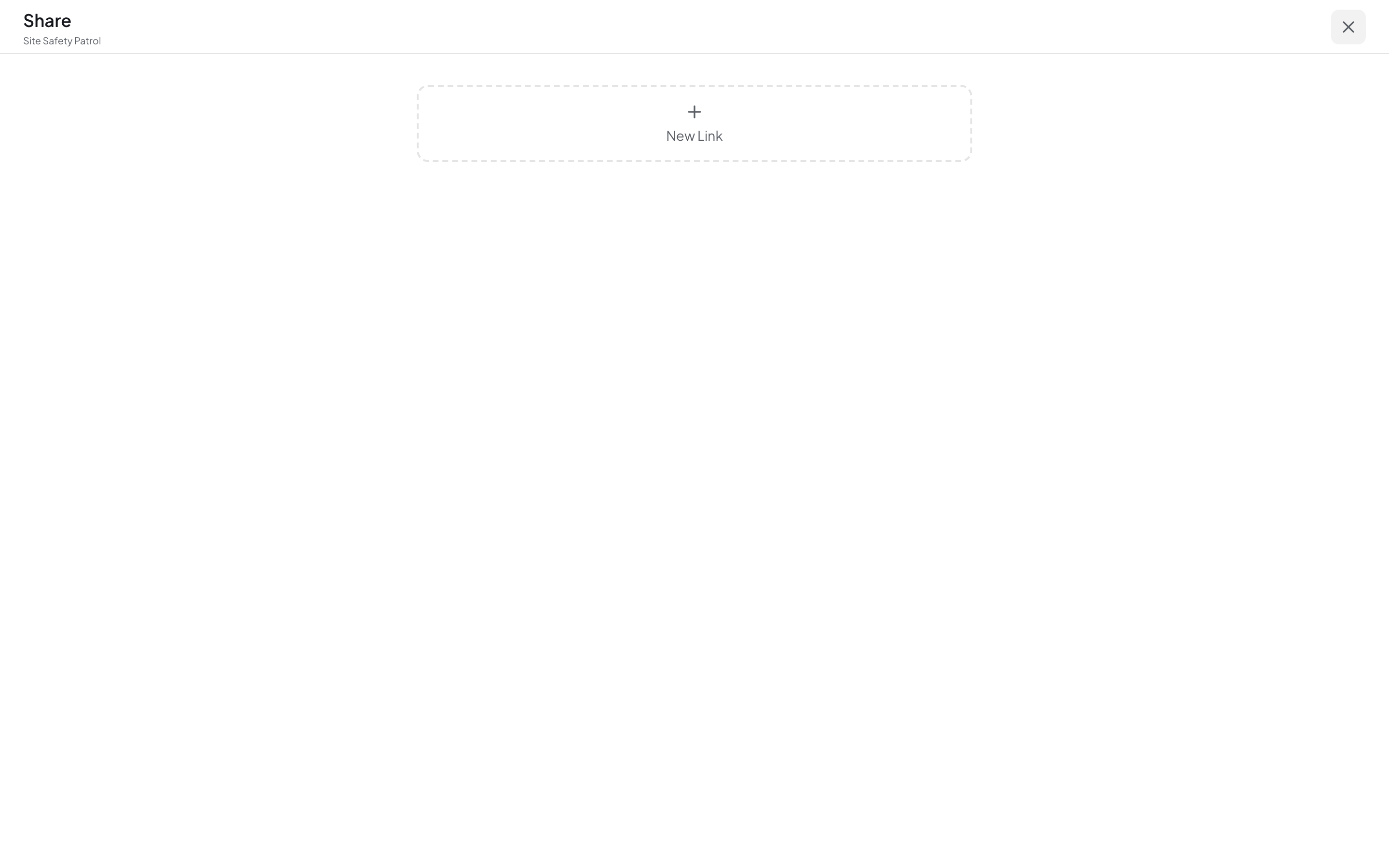 分享对话框 — 生成公开链接