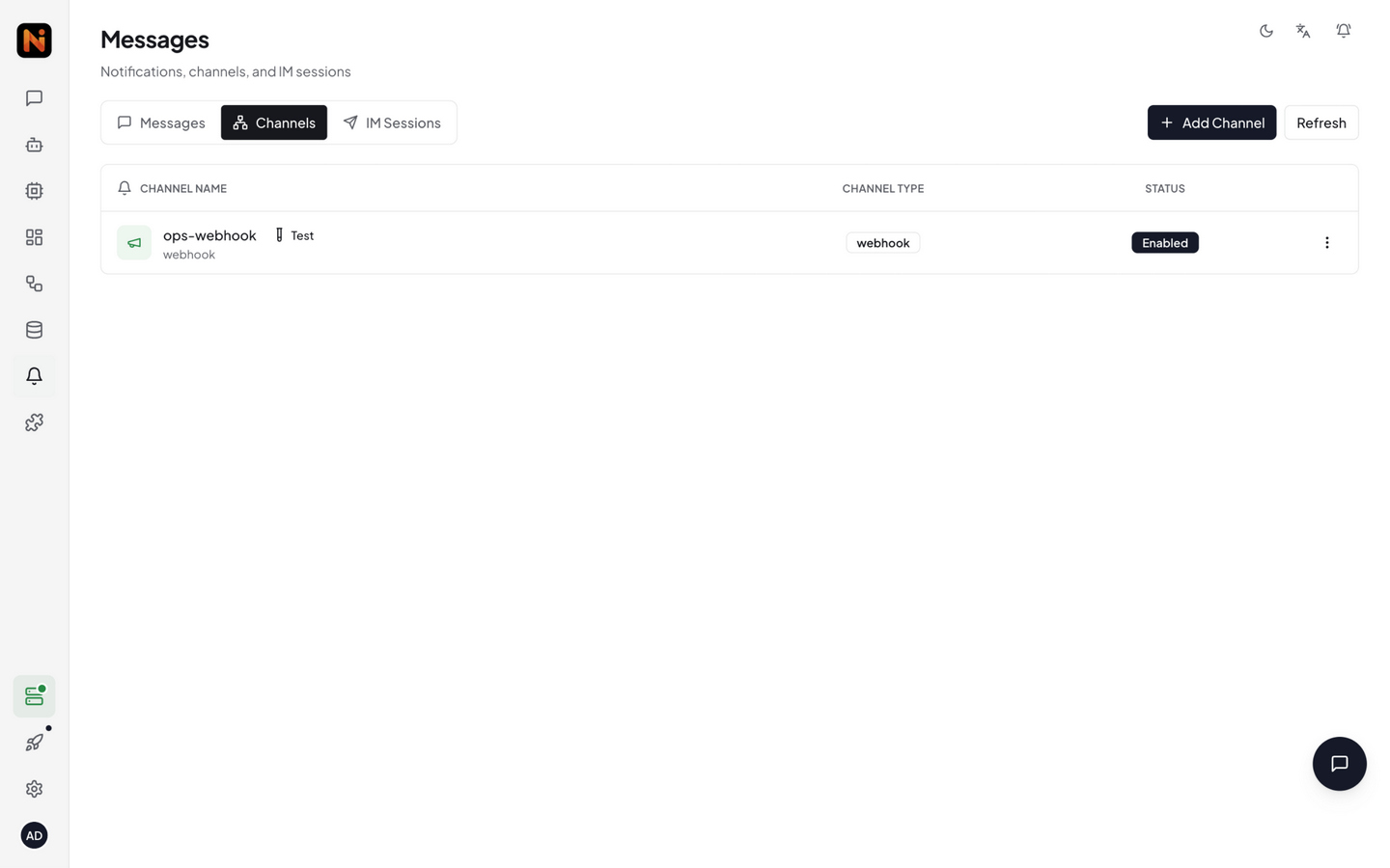 Push target — retry strategy and batch config