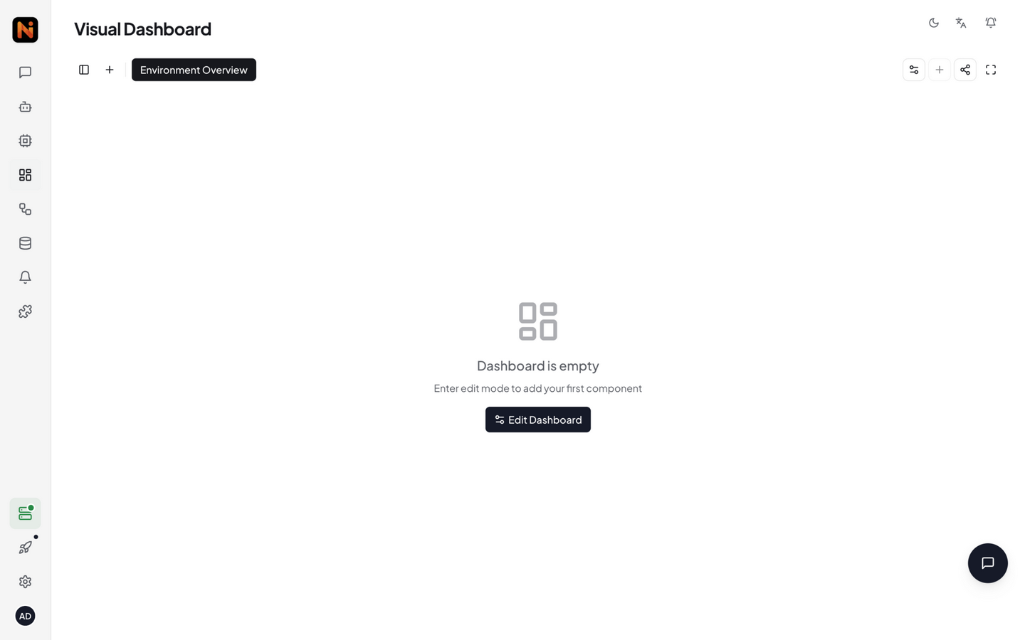 Dashboard value card