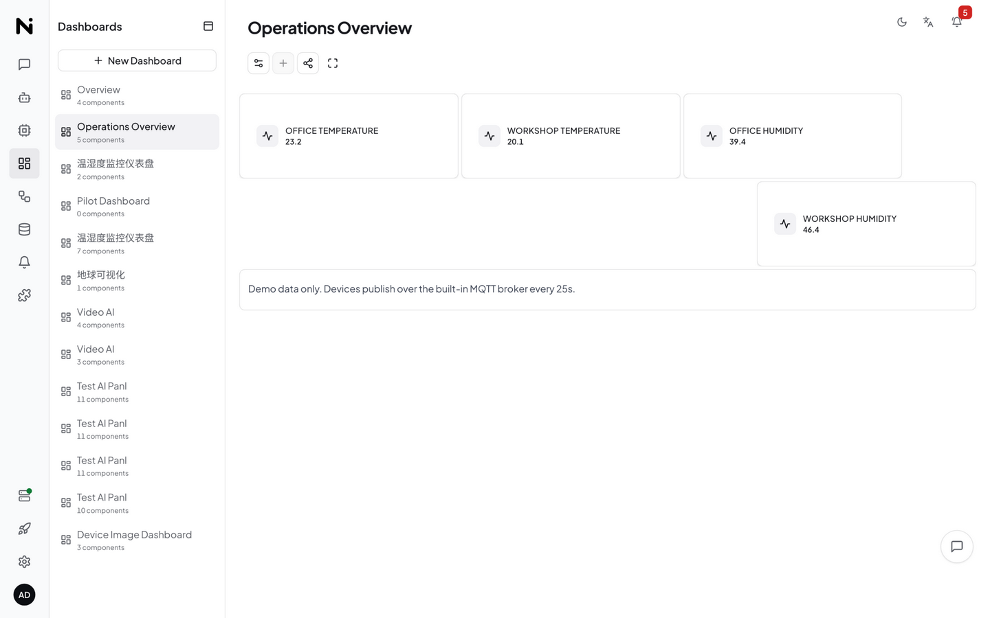 Import component dialog — upload ZIP widget package