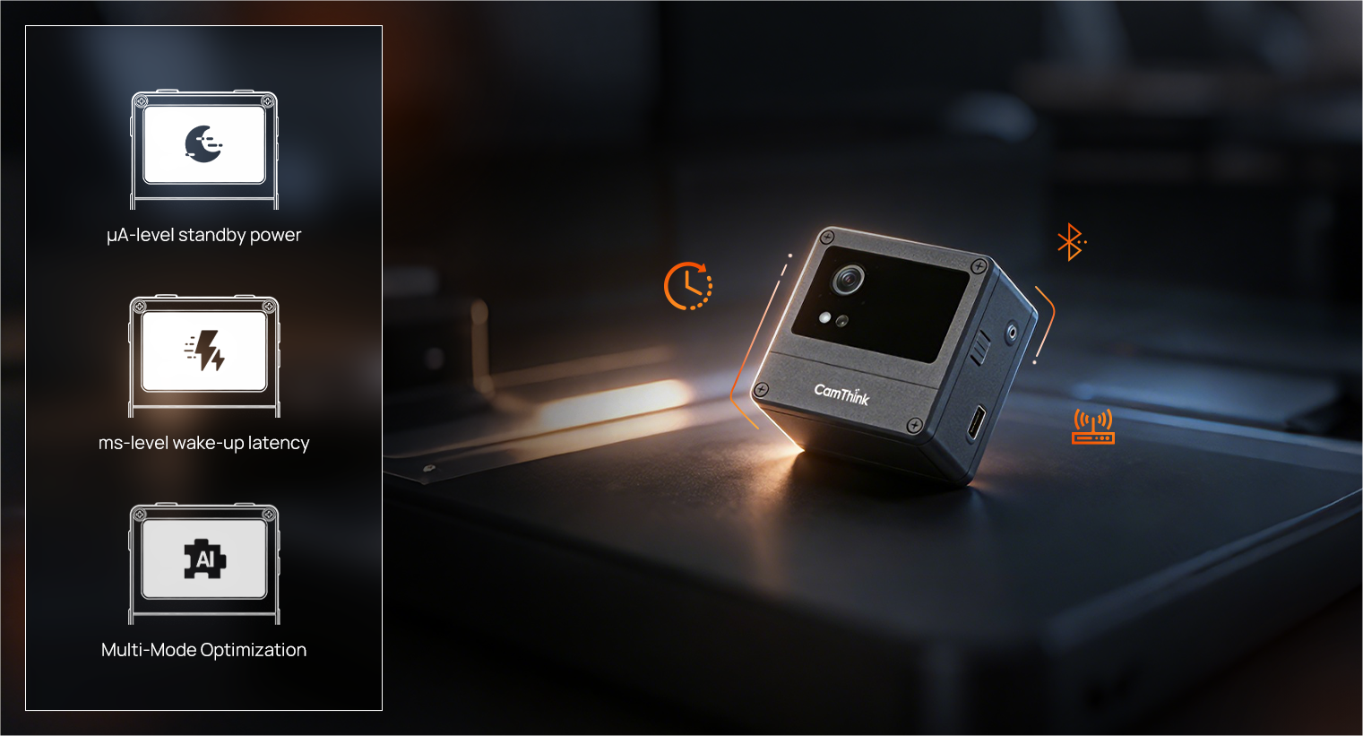 NeoEyes NE301 event-driven vision AI camera - Built for event-driven vision with sleep, standby, and performance modes
