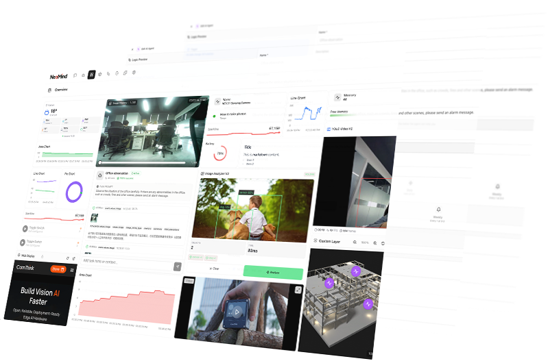 NeoMind Fleet Platform dashboard for device management, event aggregation, and AI-assisted workflows