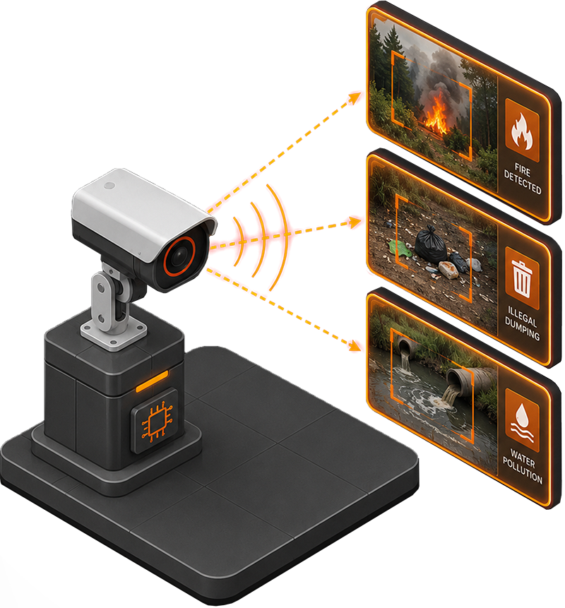 On-device AI detection and classification at the edge