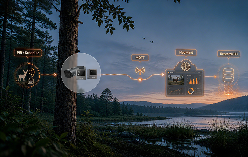 Standalone nodes for remote environmental monitoring