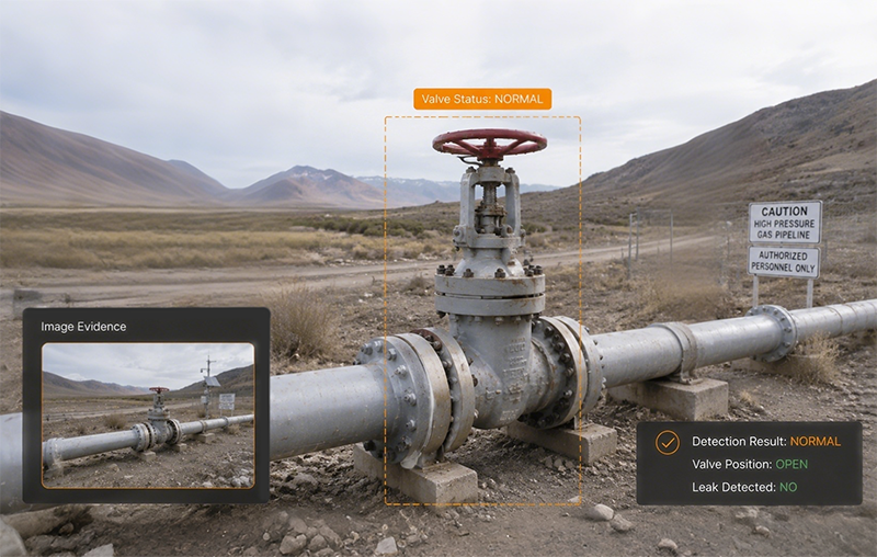 Remote site inspection with scheduled visual records