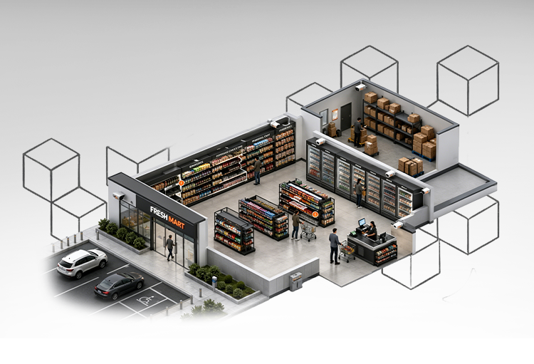 Retail shelf and inventory monitoring