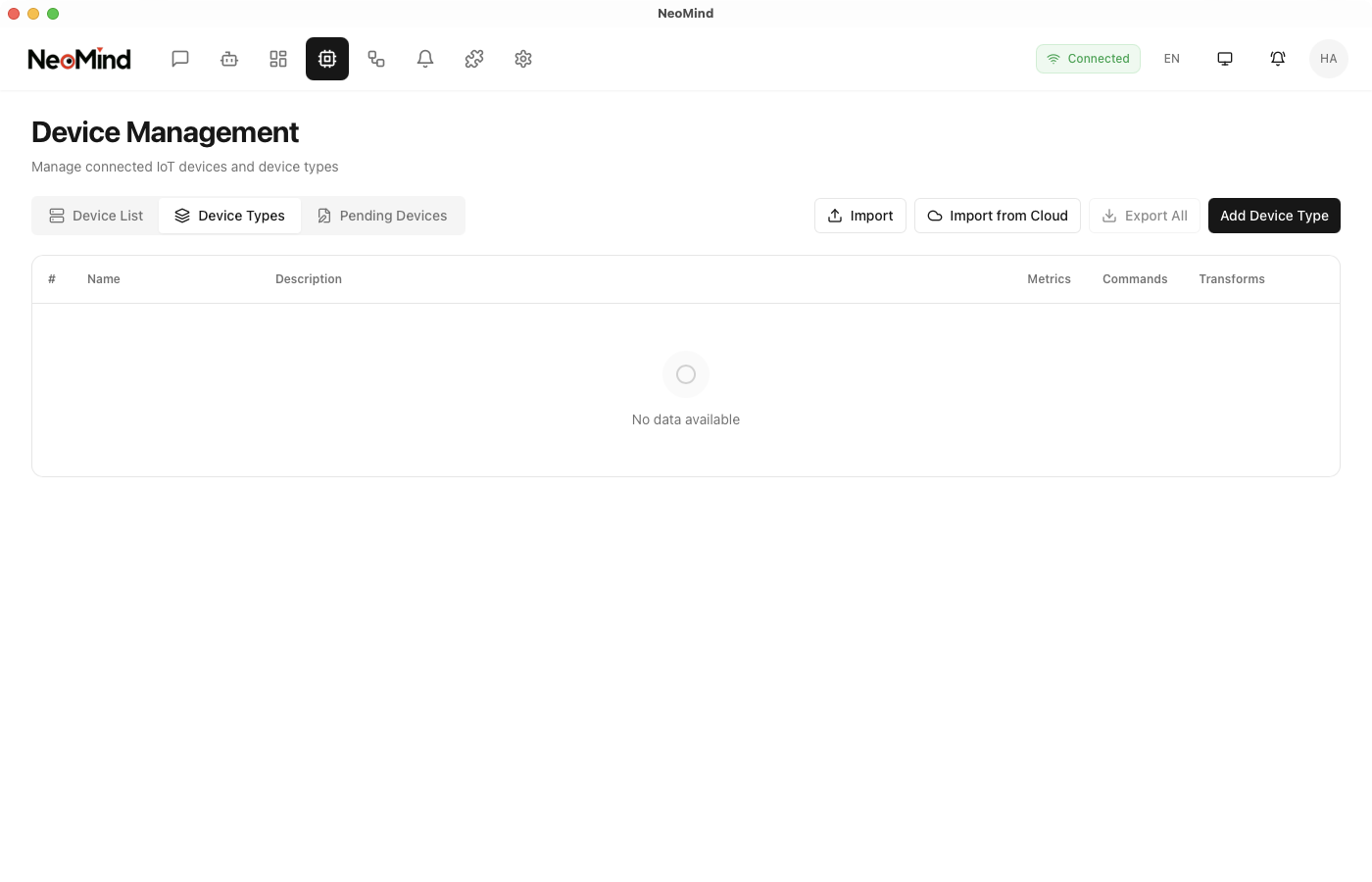 Device Type Management 1