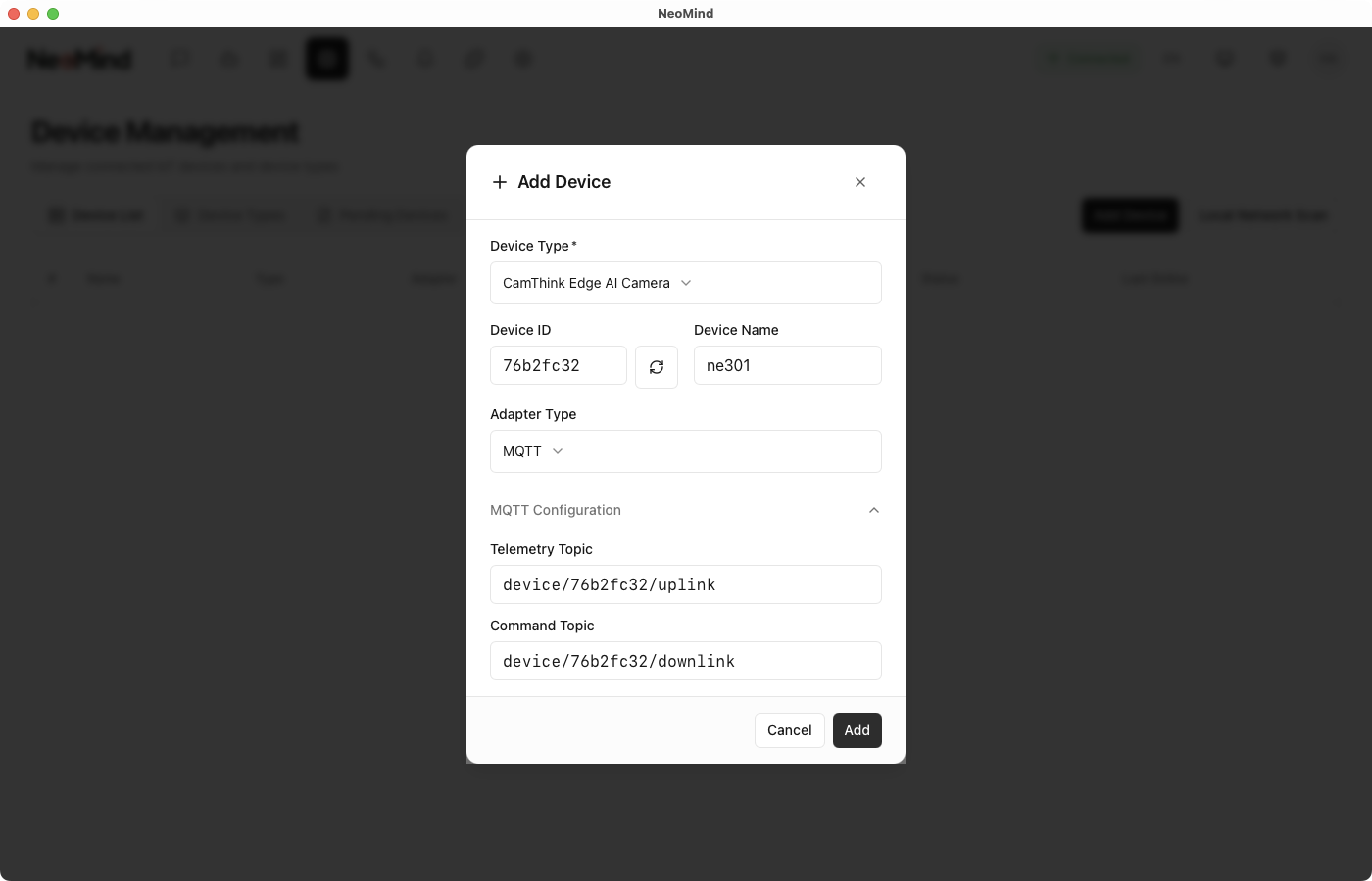 Pending Device Registration