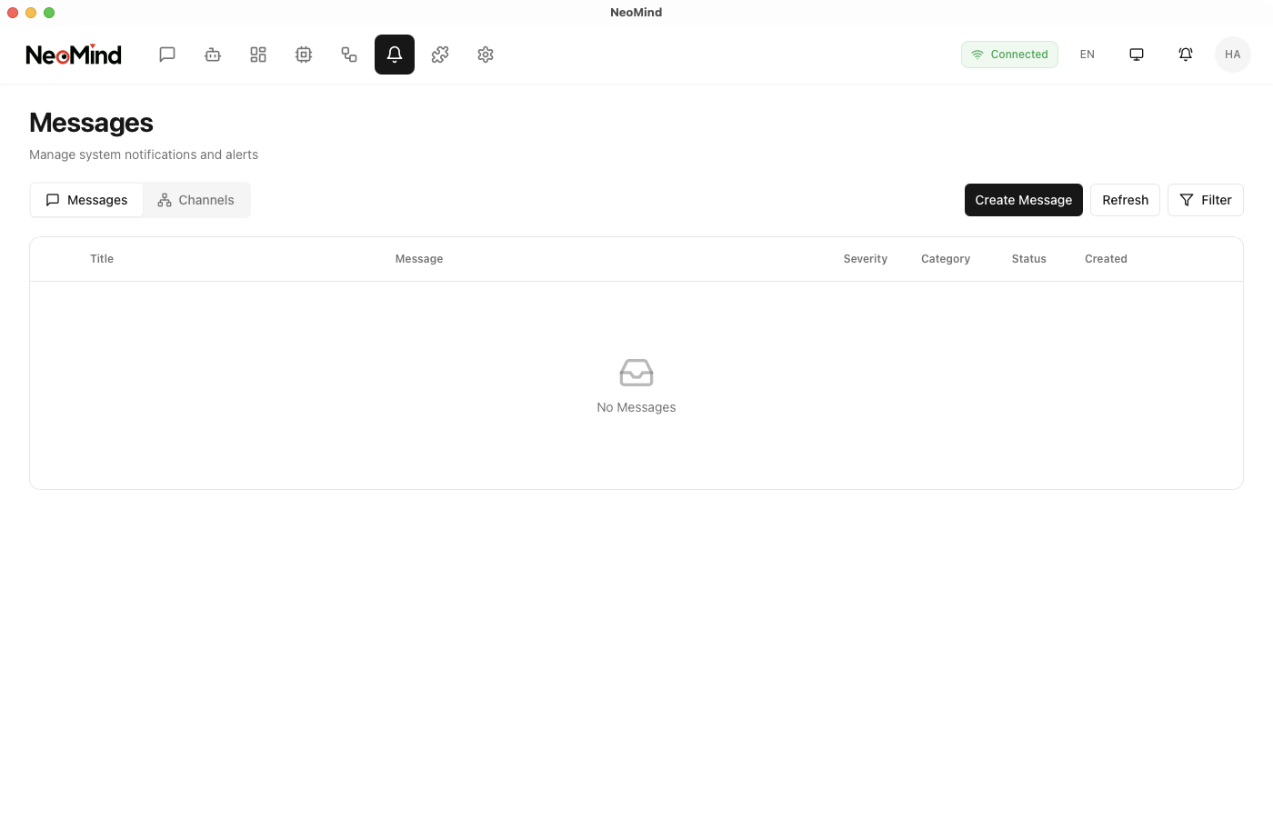 Message Notification Settings