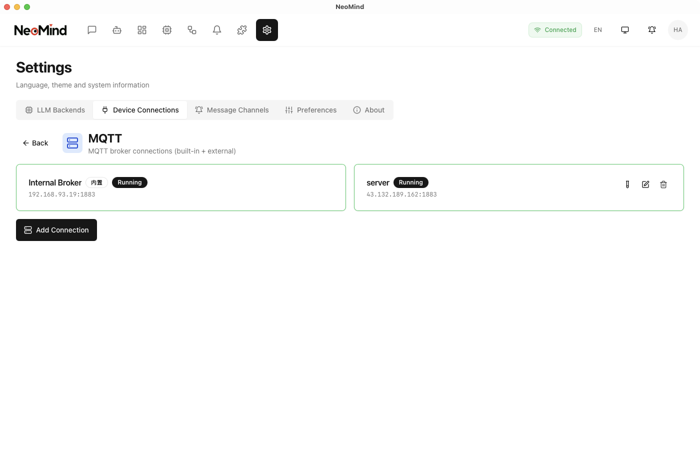 Device Connection Configuration 3
