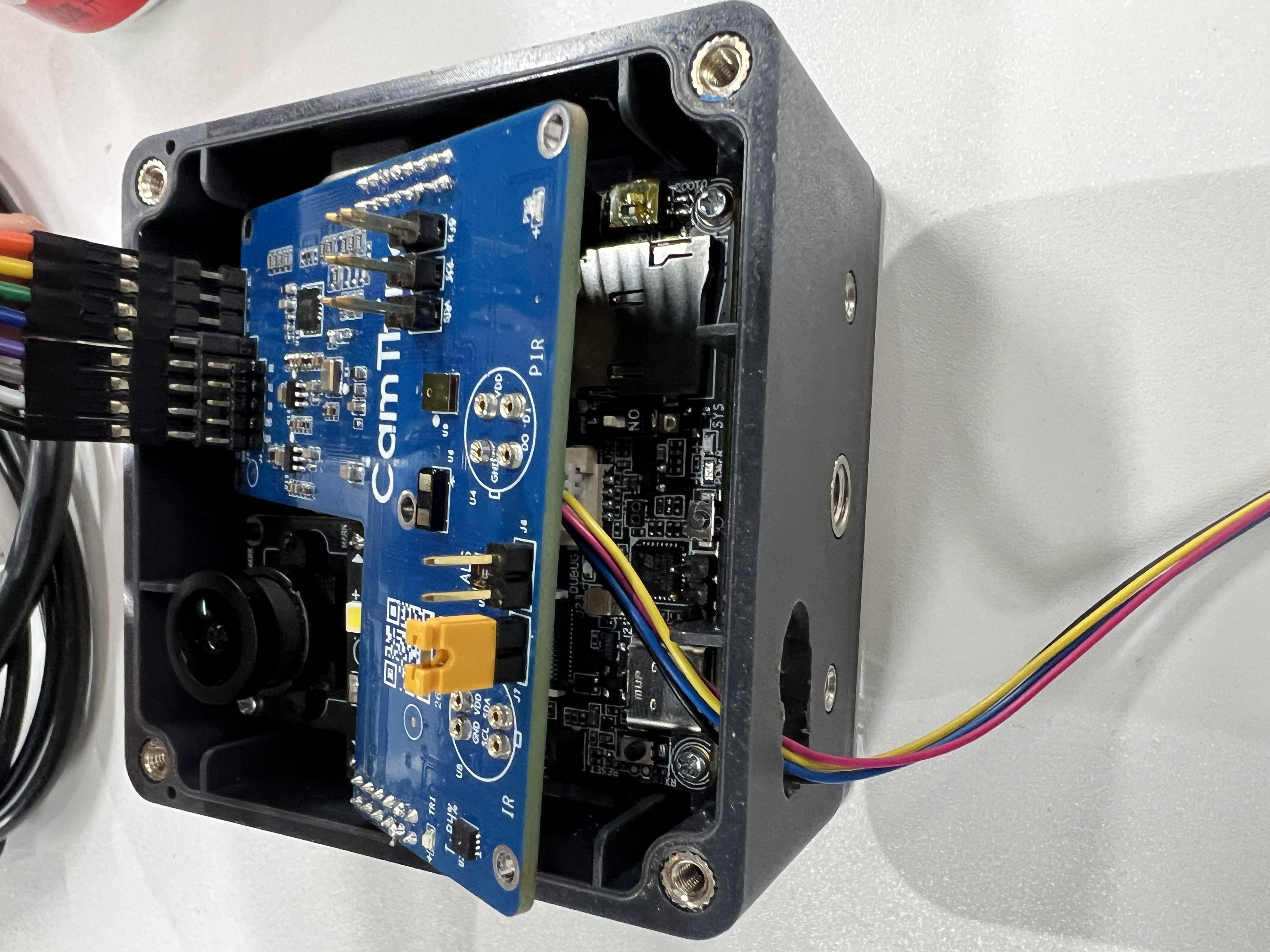 Sensor extension board close-up