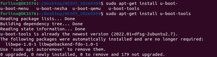 U-Boot tools installed