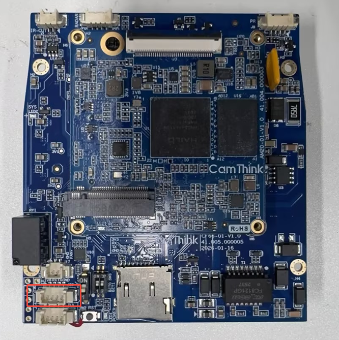NE503 board serial connection